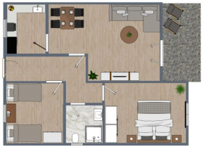 Ferienhaus Nr 28, Kategorie Königscard, Feriendorf Hochbergle, Allgäu